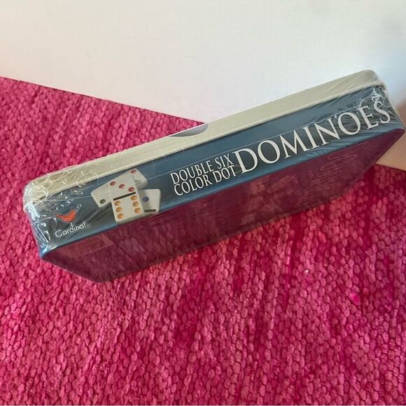 Cardinal Classic Games Double Six Color Dot Dominoes Game Style 9510C - Picture 3 of 5